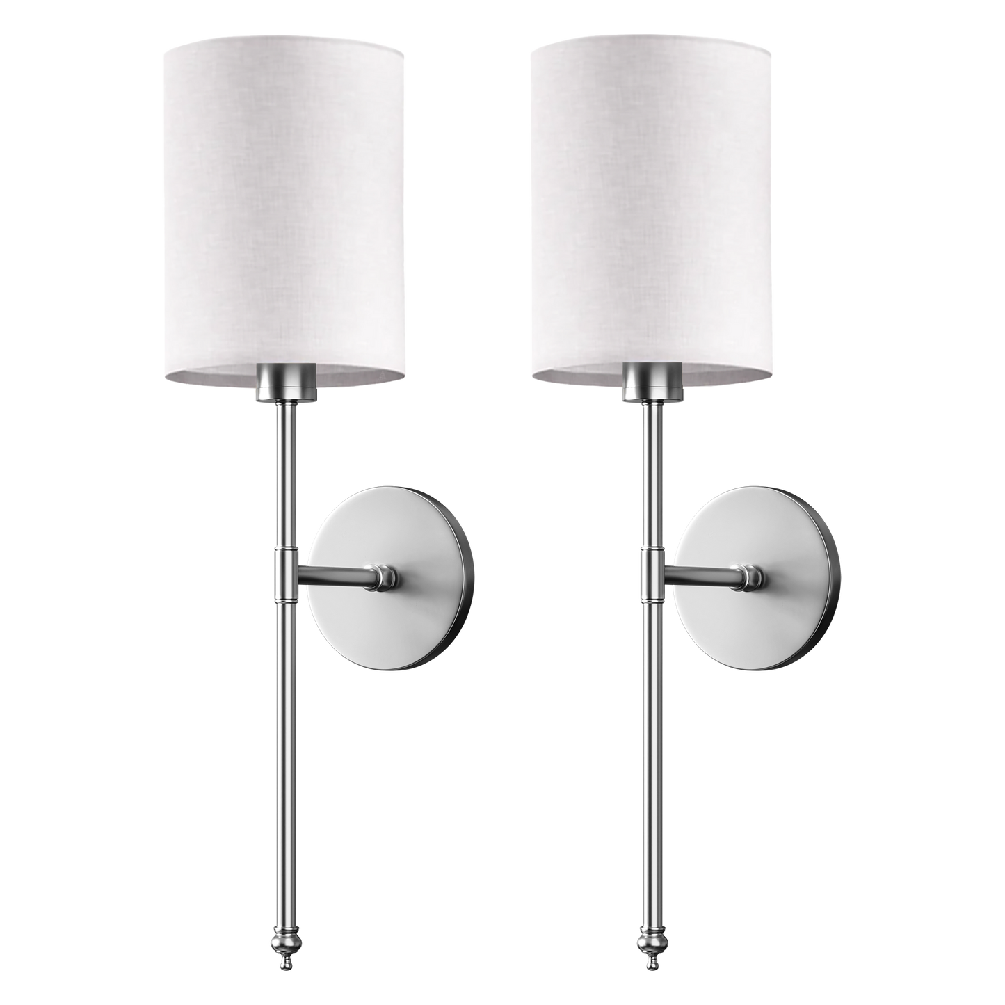 APPLIQUES MURALES CYLINDRIQUES SANS FIL (SET DE 2)