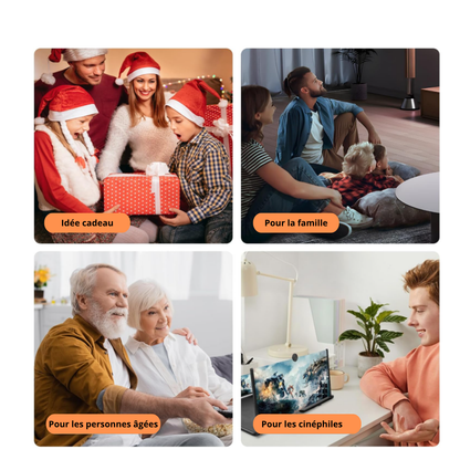 BigView- Loupe d’écran HD 18 pouces pour téléphone portable — Mini cinéma universel 🎬
