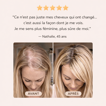 Capilux™ - Brosse LED + 1 Huile de Romarin – Routine Anti-Chute