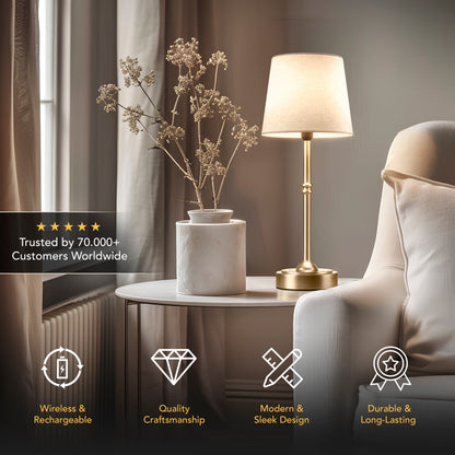 LumaTouch – Lampe de table rechargeable sans Fil