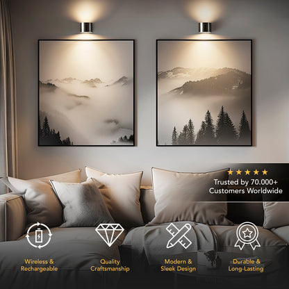 WIRELESS LED WALL LIGHTS