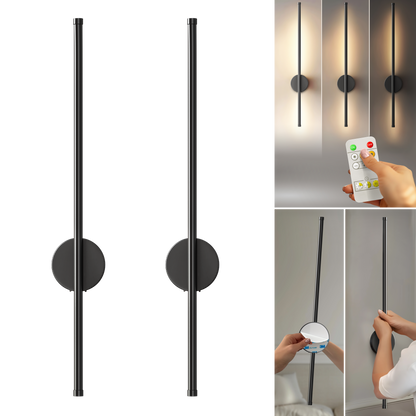 APPLIQUES MURALES MODERNE (SET OF 2) - Forme Longiligne "I"