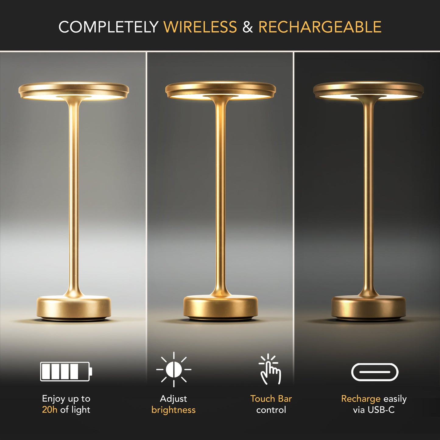 LAMPE DE TABLE NOWA -  LED Tactile